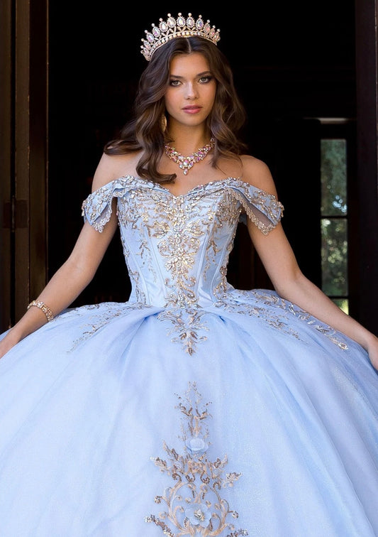 Off Shoulder Ball Gown